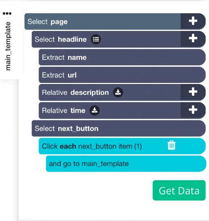 Press release web scraping project