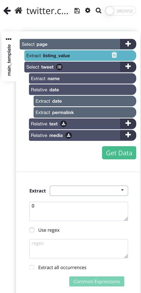 listing value command setup