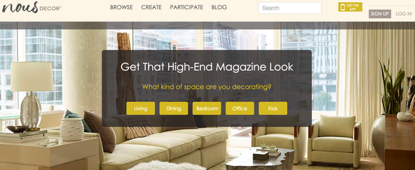 nousDECOR uses ParseHub to find beautiful interior decor