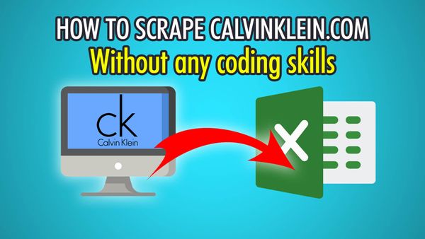 How to Scrape Calvin Klein Products